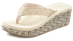 Zehentrenner|Venice Beach Badezehentrenner beige