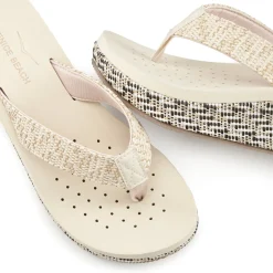 Zehentrenner|Venice Beach Badezehentrenner beige