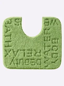 Badematten|Grund Badgarnitur grün
