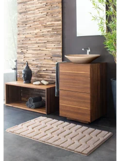 Badematten|Grund Badteppich natur