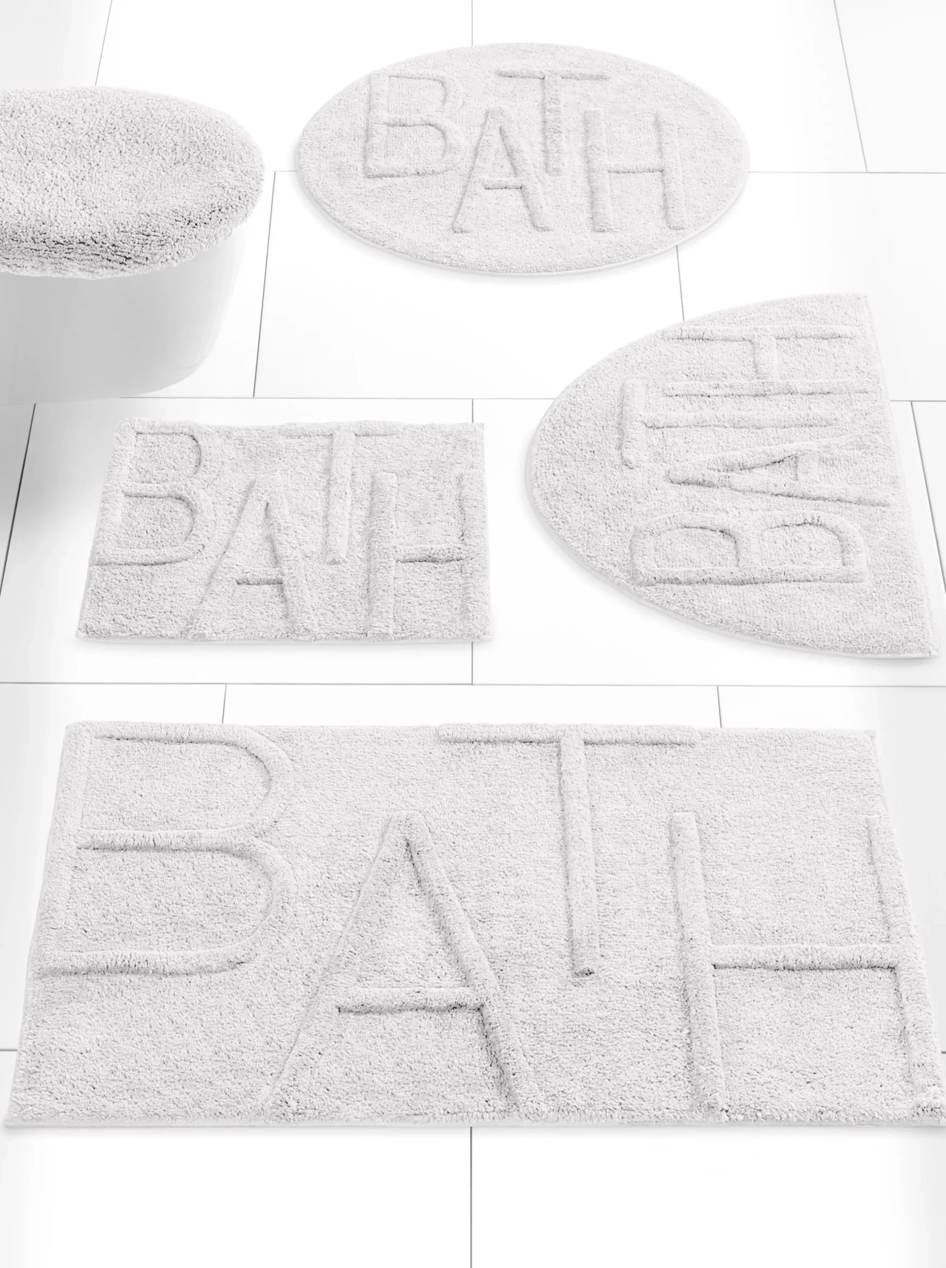 Badematten|heine home Badteppich weiß
