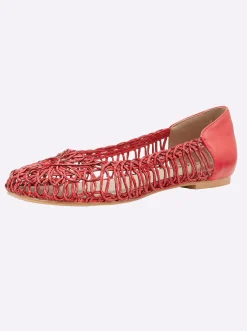 Ballerinas|heine Ballerina rot