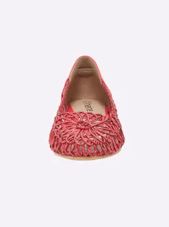 Ballerinas|heine Ballerina rot