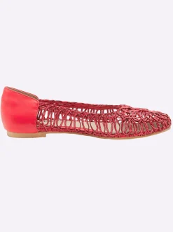 Ballerinas|heine Ballerina rot
