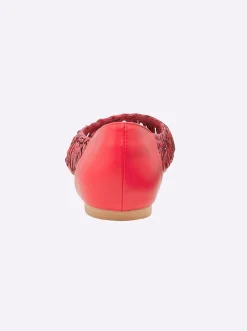 Ballerinas|heine Ballerina rot