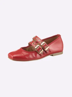 Ballerinas|heine Ballerina rot
