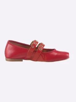 Ballerinas|heine Ballerina rot