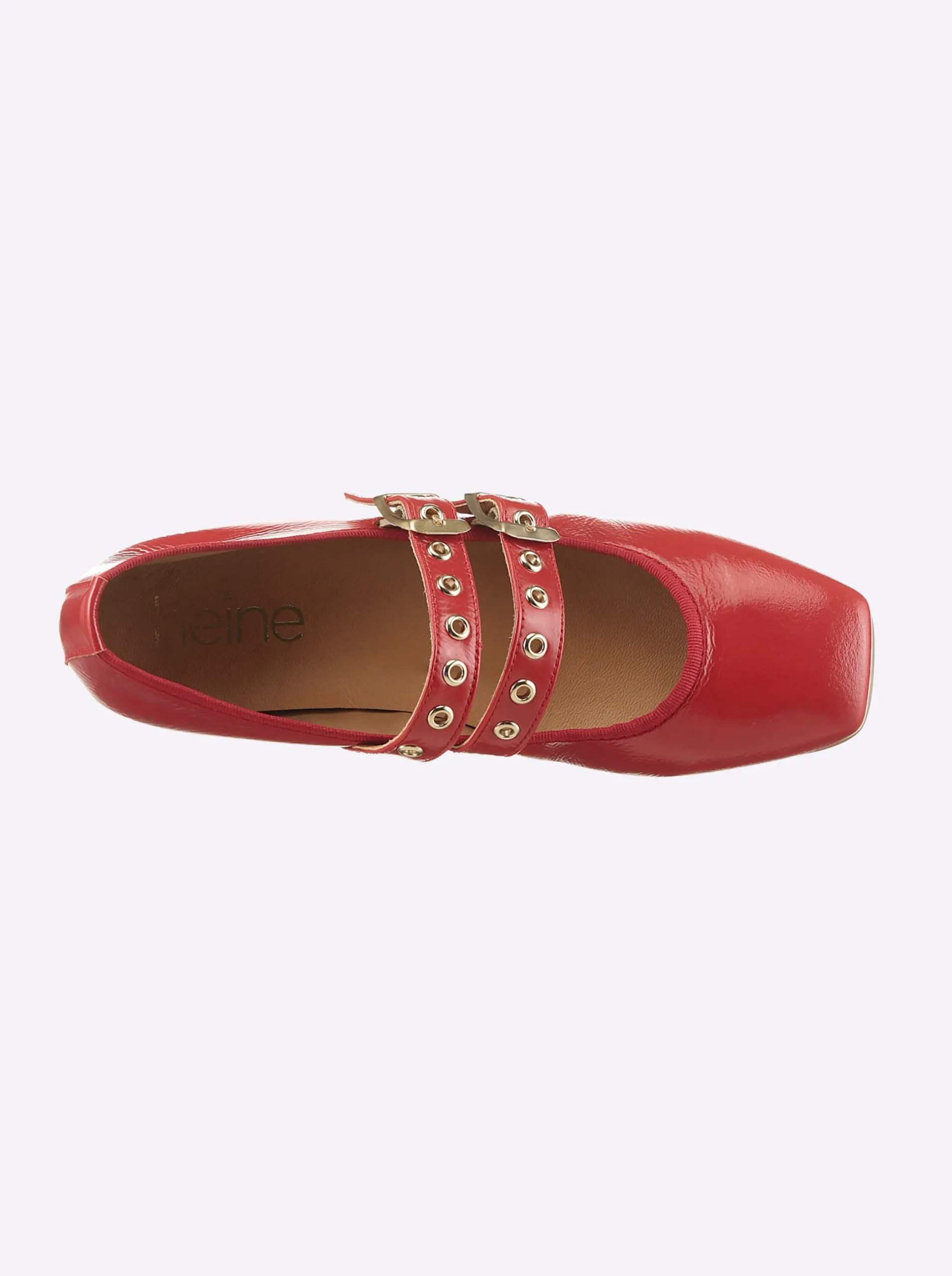 Ballerinas|heine Ballerina rot