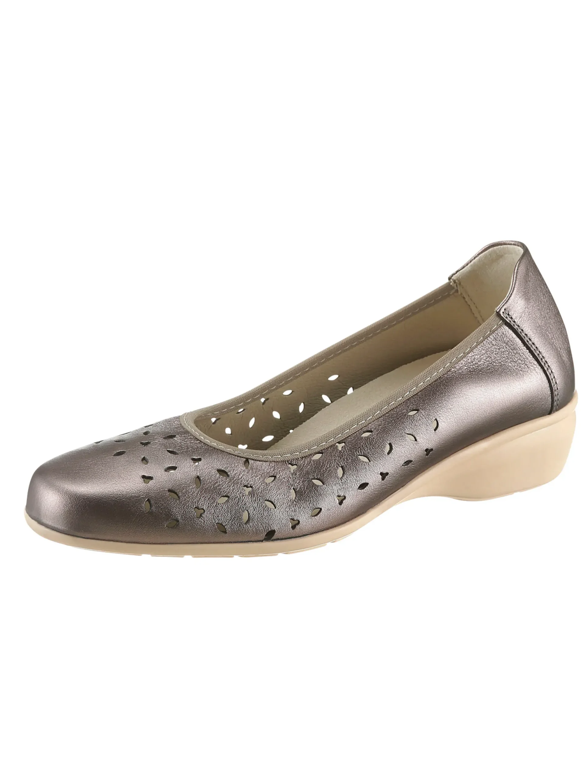 Ballerinas|airsoft comfort+ Ballerina bronzefarben