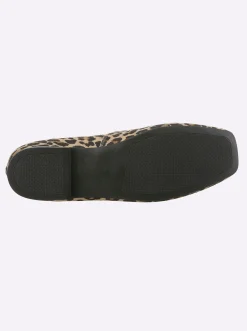 Ballerinas|heine Ballerina beige-schwarz