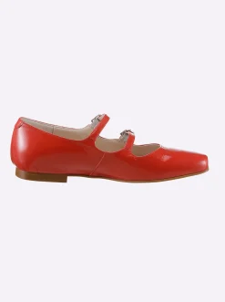 Ballerinas|heine Ballerina rot