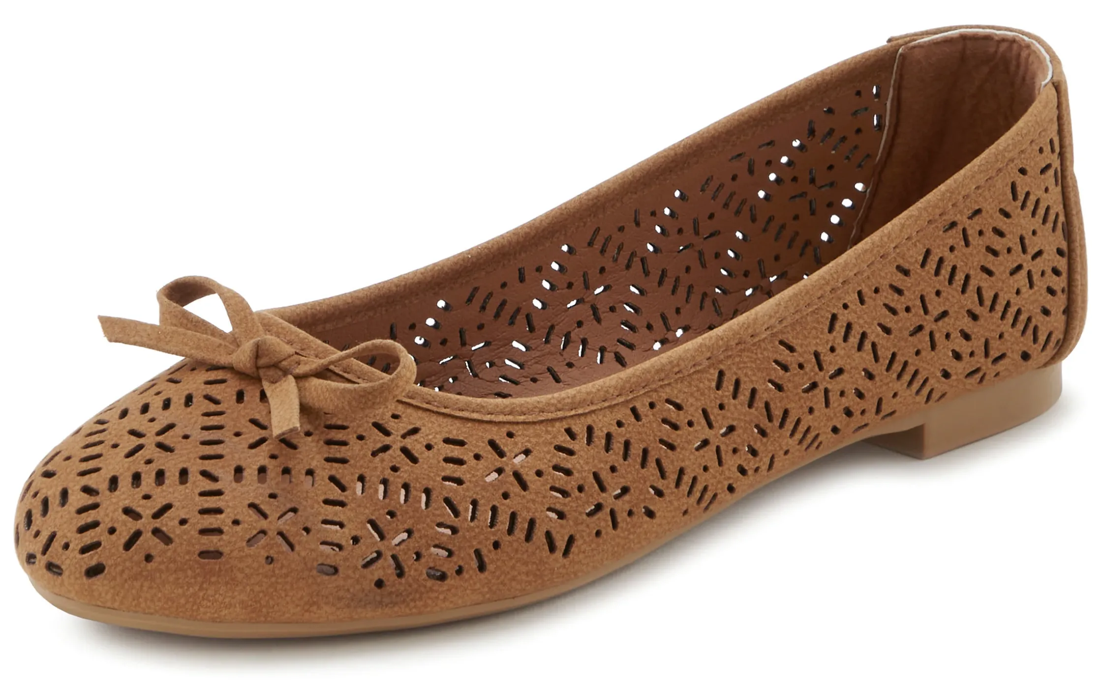 Ballerinas|LASCANA Ballerina camelfarben