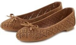 Ballerinas|LASCANA Ballerina camelfarben