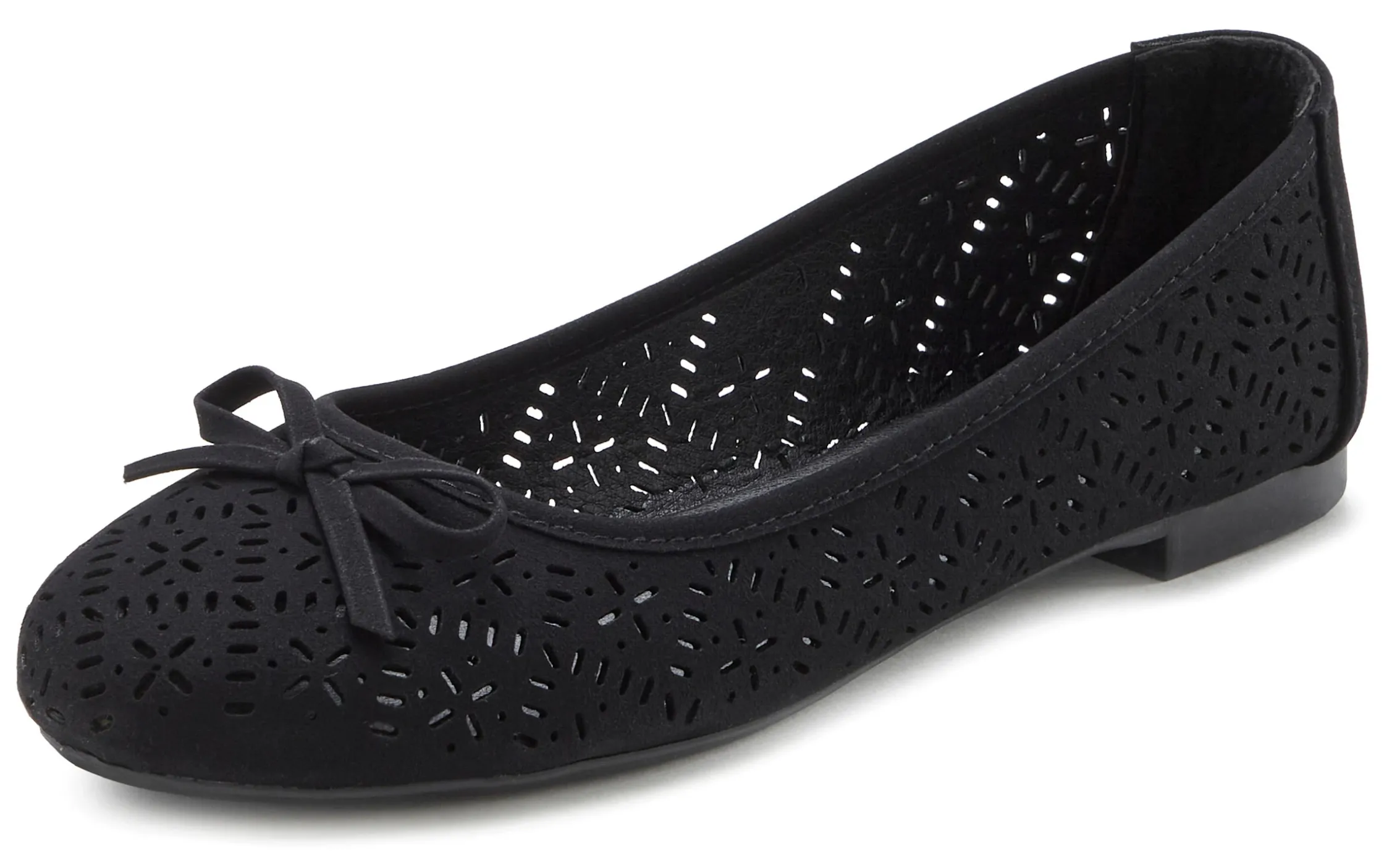 Ballerinas|LASCANA Ballerina schwarz