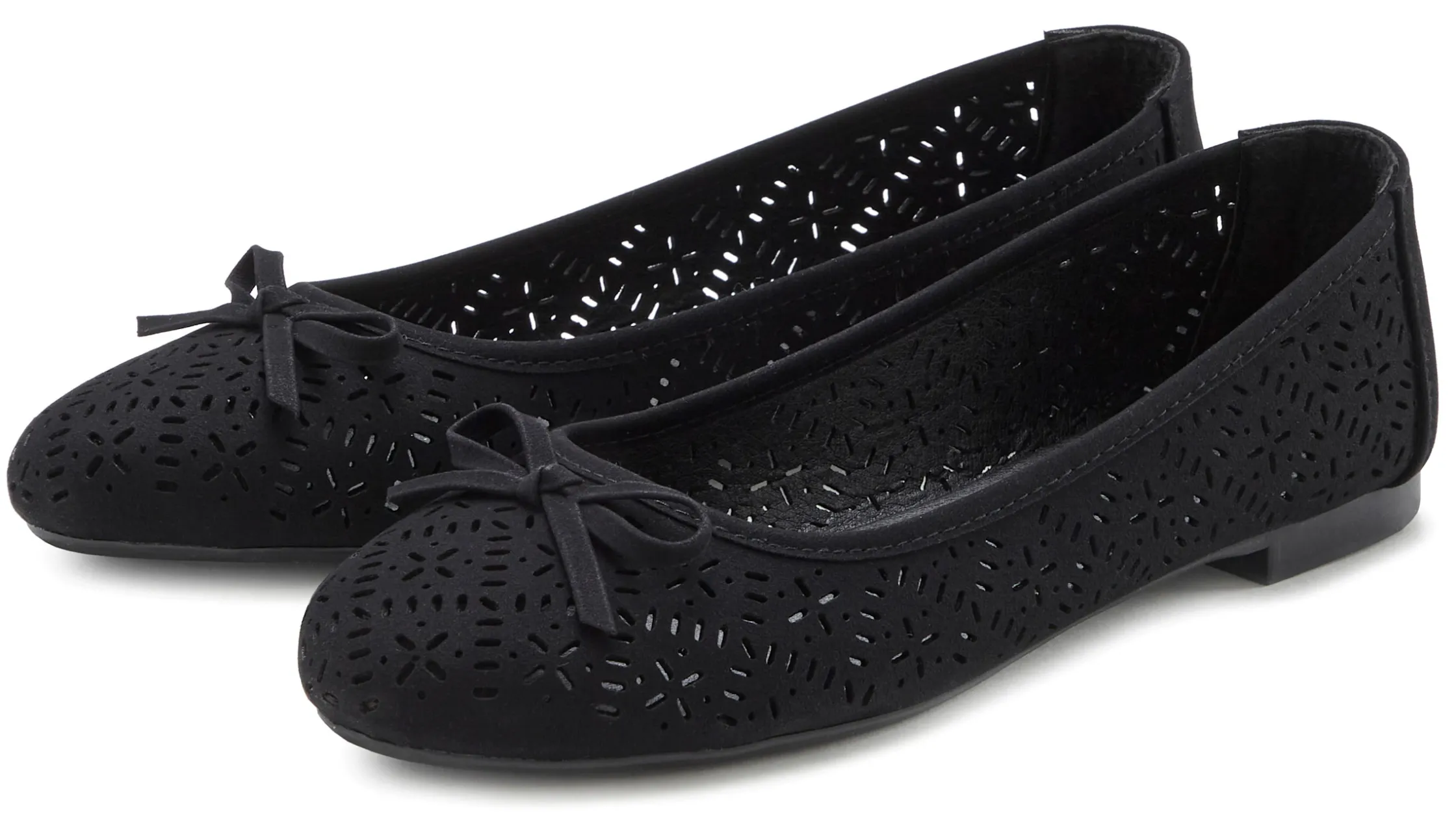 Ballerinas|LASCANA Ballerina schwarz