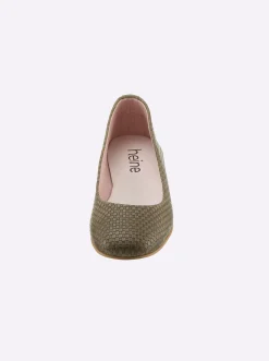 Ballerinas|heine Ballerina khaki
