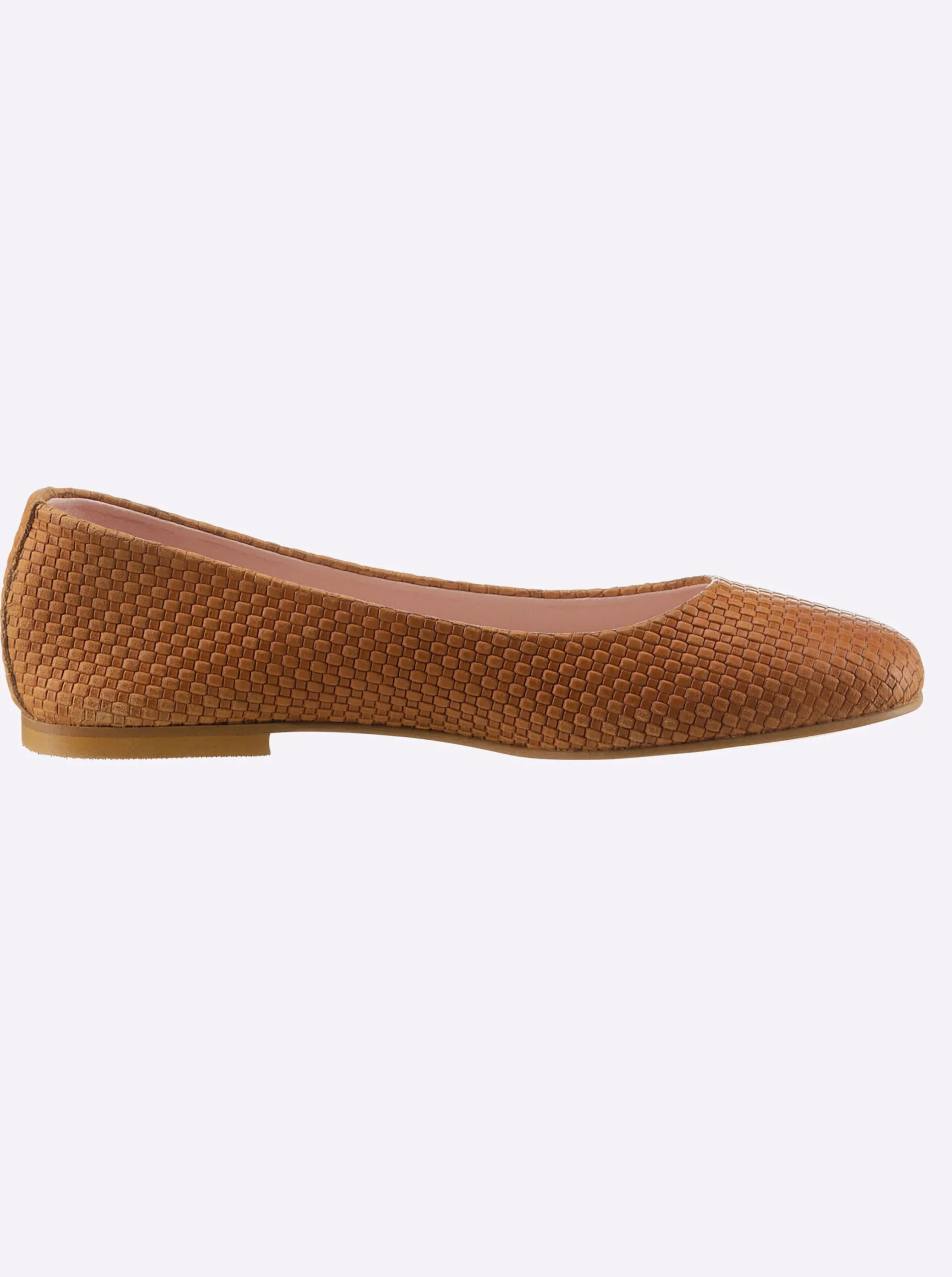 Ballerinas|heine Ballerina cognac