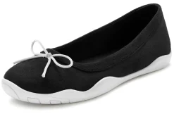 Ballerinas|LASCANA Ballerina schwarz