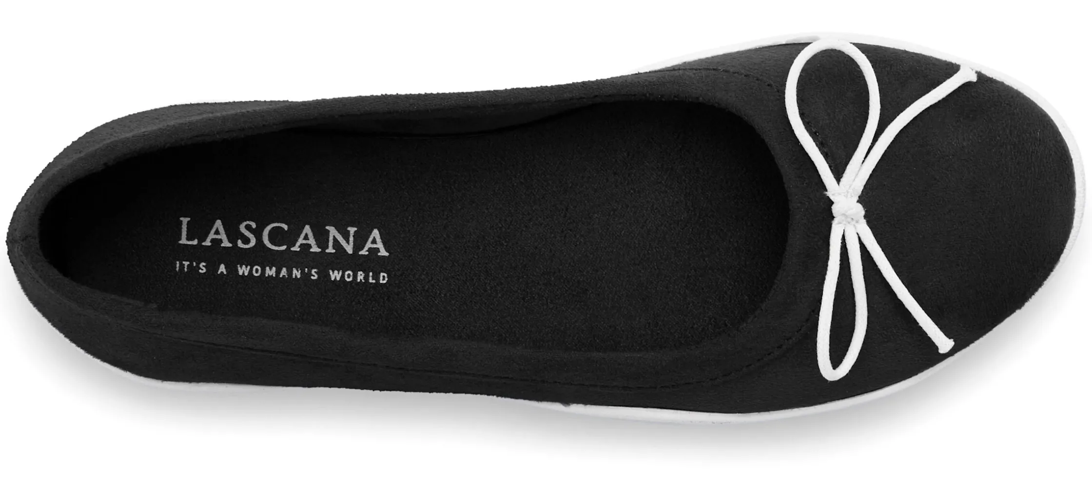 Ballerinas|LASCANA Ballerina schwarz