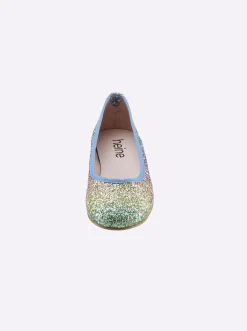 Ballerinas|heine Ballerina bunt-metallic