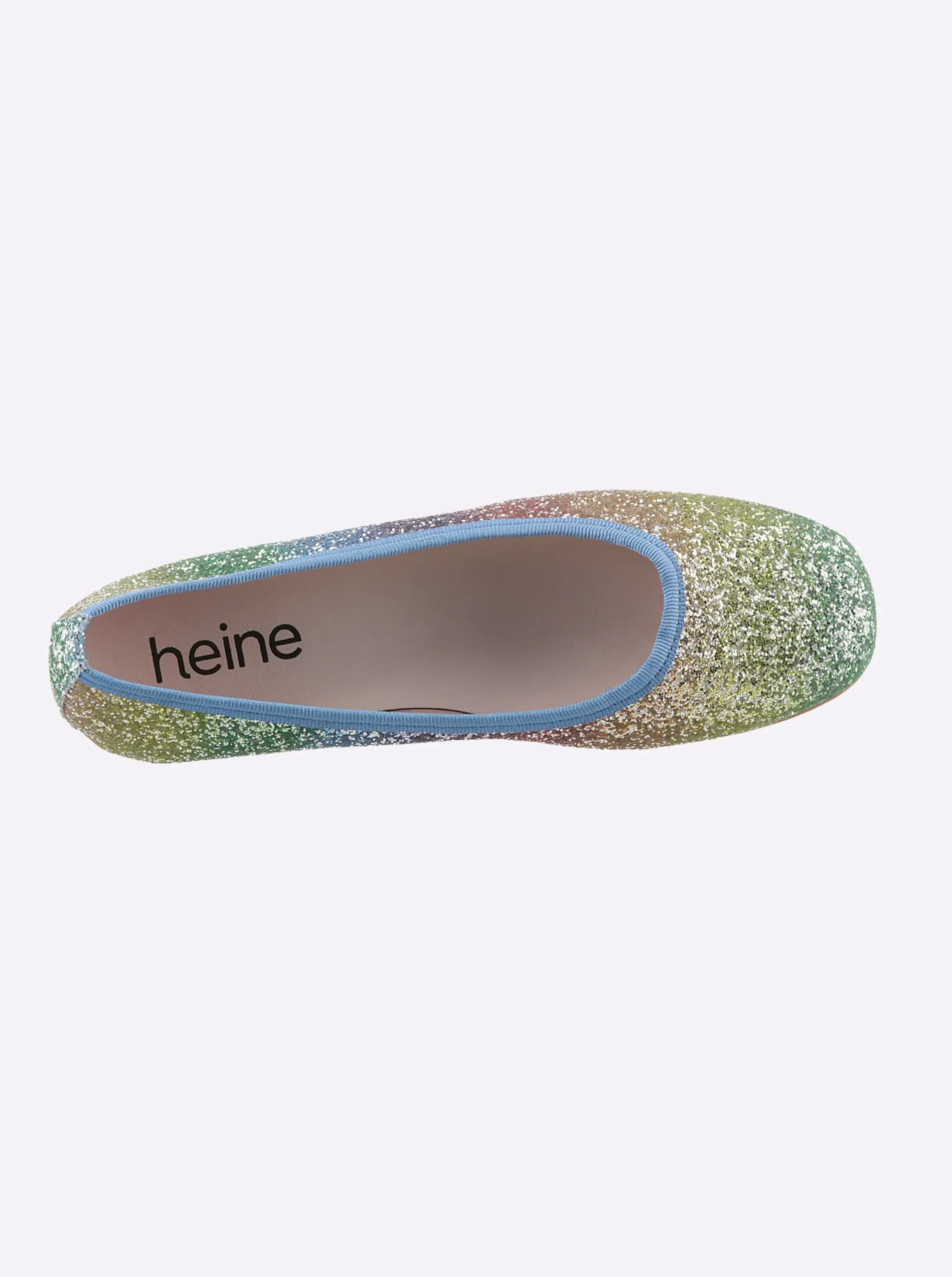 Ballerinas|heine Ballerina bunt-metallic