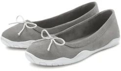 Ballerinas|LASCANA Ballerina hellgrau