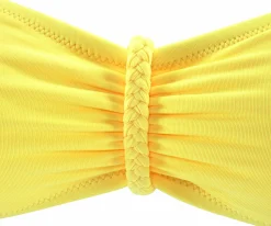 Bikinis|Buffalo Bandeau-Bikini-Top gelb