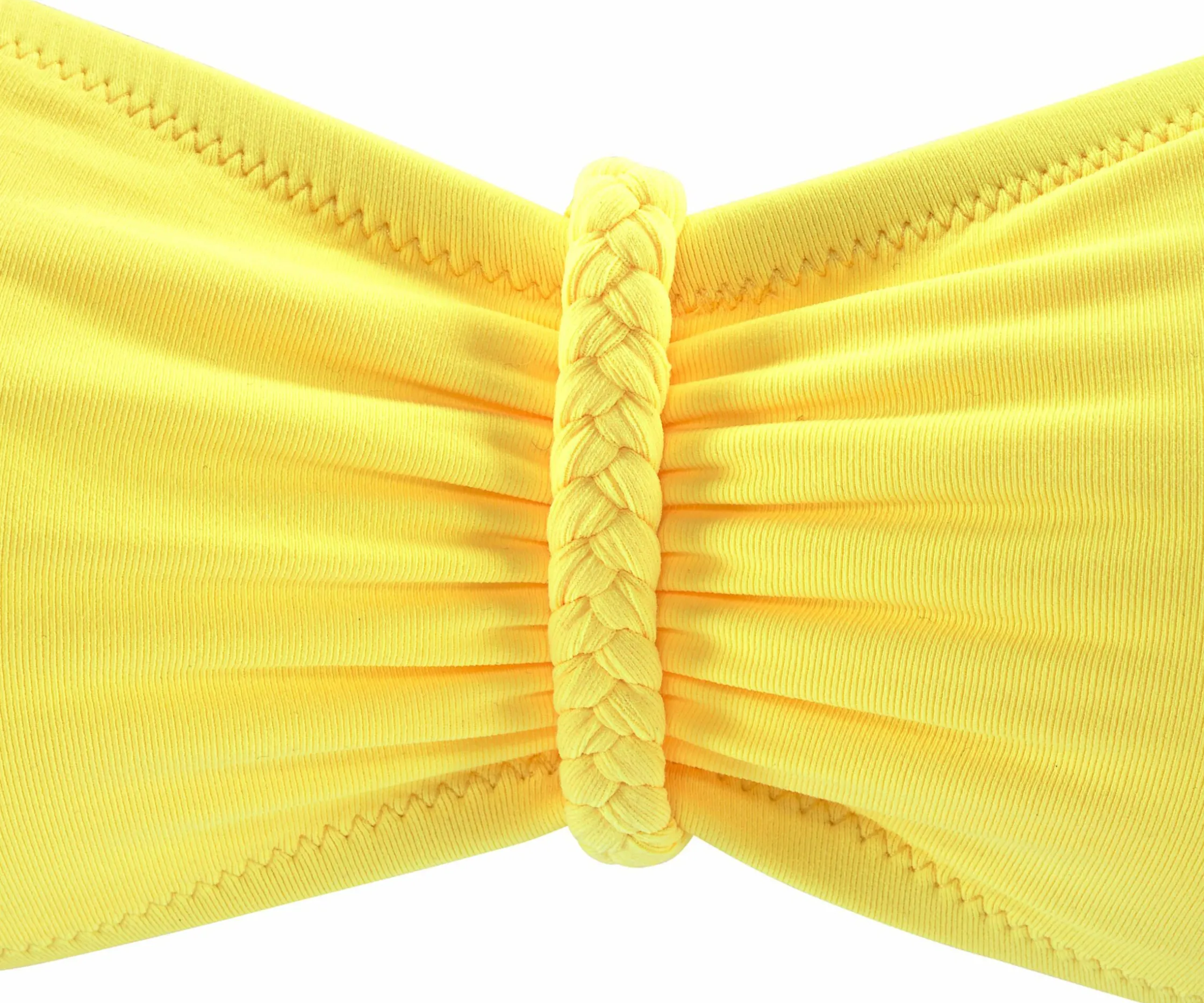 Bikinis|Buffalo Bandeau-Bikini-Top gelb