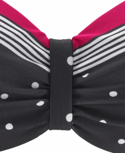 Bikinis|LASCANA Bandeau-Bikini-Top schwarz-rot