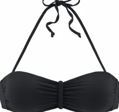 Bikinis|Buffalo Bandeau-Bikini-Top schwarz
