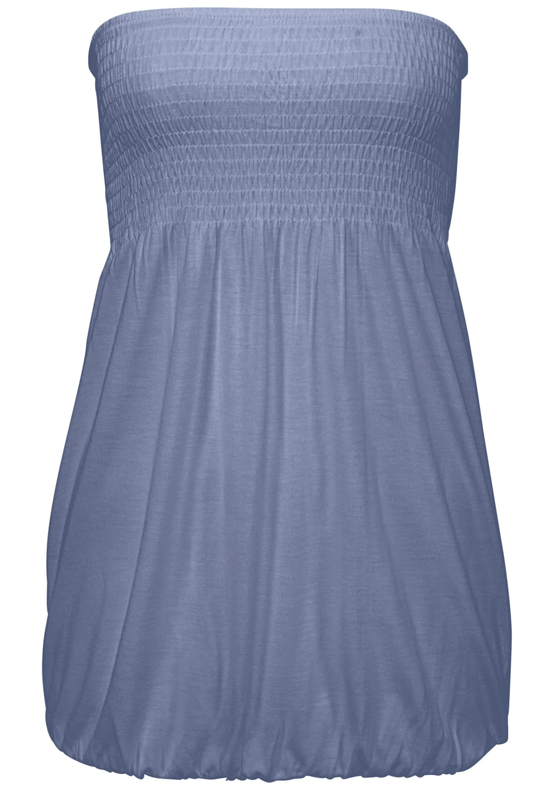 Strandmode|Shirts|LASCANA Bandeautop rauchblau