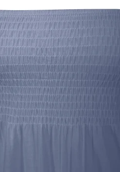 Strandmode|Shirts|LASCANA Bandeautop rauchblau
