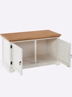 Bänke & Hocker| Bank weiß-natur