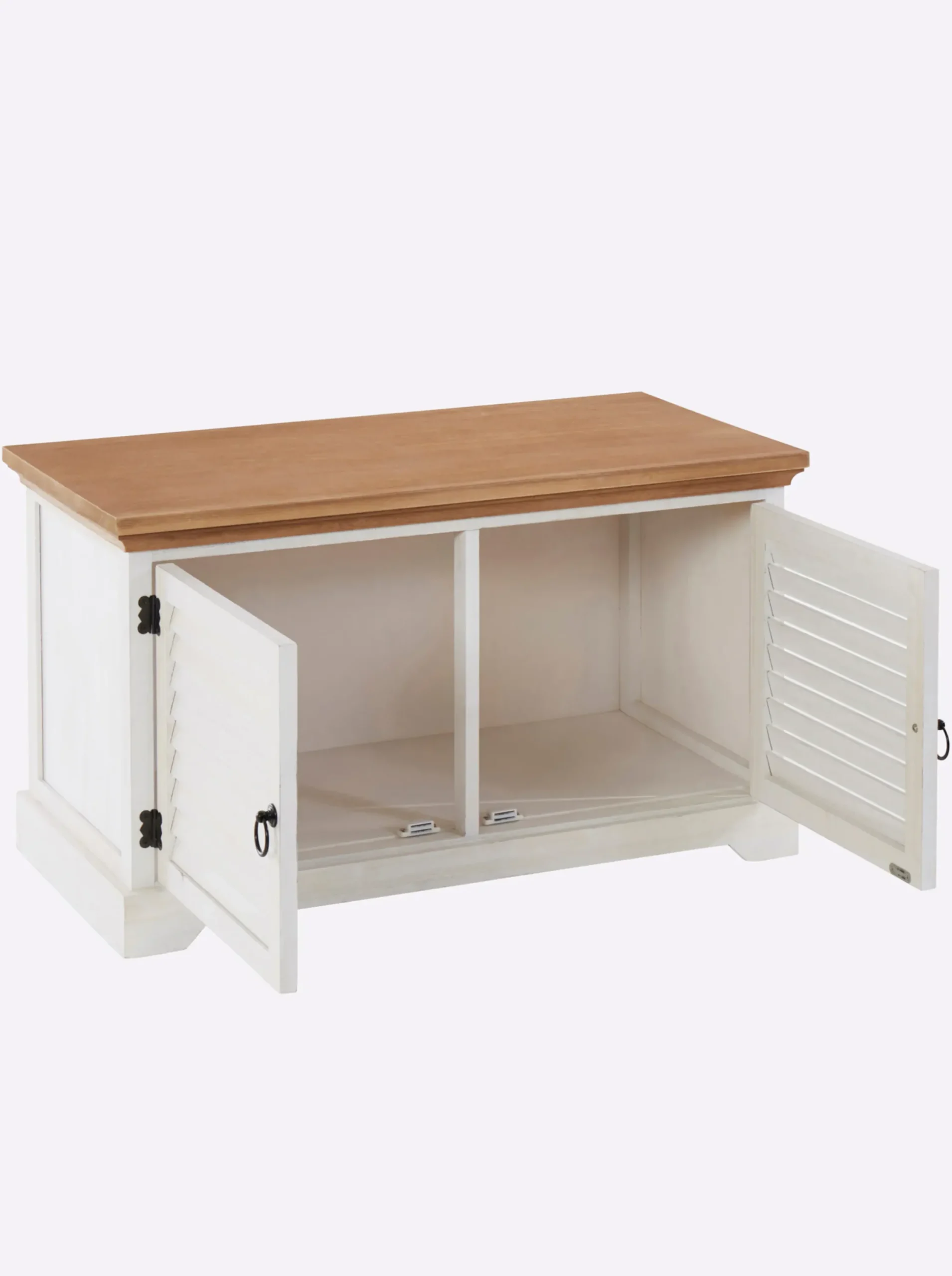 Bänke & Hocker| Bank weiß-natur
