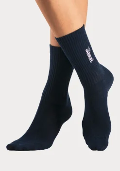 Strümpfe & Socken|Bench. Basicsocken 1xmarine,1xhellblau-meliert,1xrosa