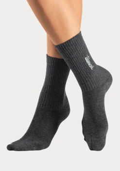 Strümpfe & Socken|Bench. Basicsocken 1xschwarz,1xanthrazit-meliert,1xpistazie