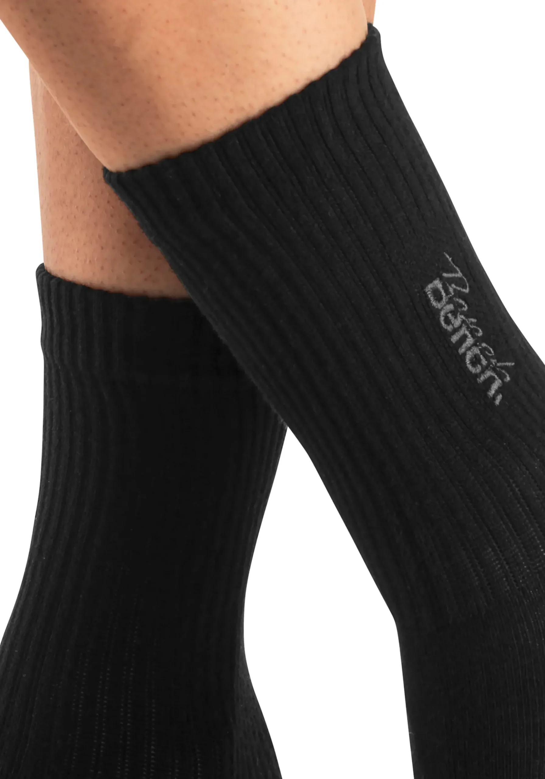 Strümpfe & Socken|Bench. Basicsocken 1xschwarz,1xanthrazit-meliert,1xpistazie