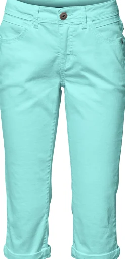 Strandmode|Hosen|heine Bauchweg-Hose türkis