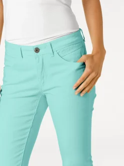 Strandmode|Hosen|heine Bauchweg-Hose türkis