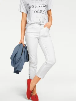 Basics|Hosen|heine Bauchweg-Hose weiß