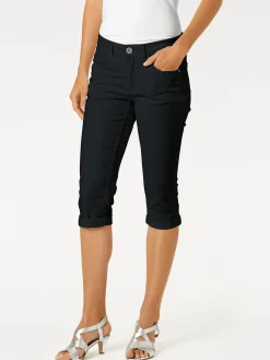 Strandmode|Hosen|heine Bauchweg-Hose schwarz