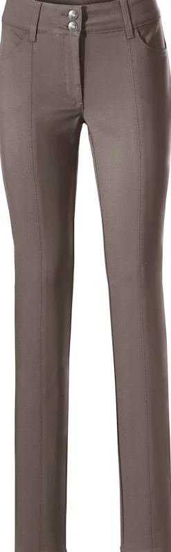 Basics|heine Bauchweg-Hose taupe