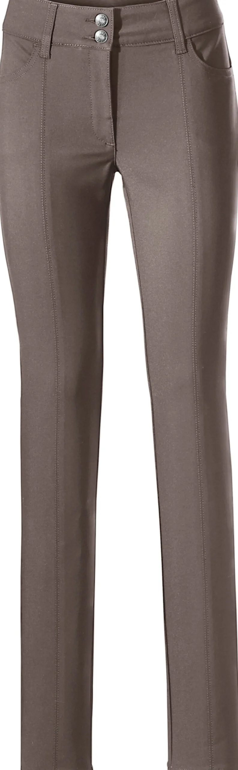 Basics|heine Bauchweg-Hose taupe