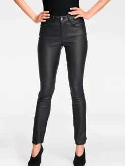 Hosen|heine Bauchweg-Hose integriertes Power-Mesh schwarz