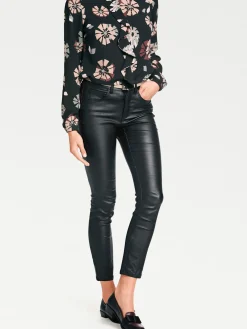 Hosen|heine Bauchweg-Hose integriertes Power-Mesh schwarz