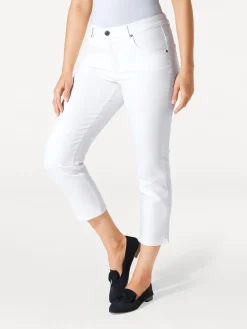 Strandmode|Jeans|heine Bauchweg-Jeans weiß
