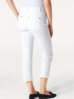 Strandmode|Jeans|heine Bauchweg-Jeans weiß
