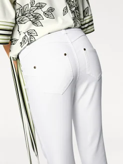 Strandmode|Jeans|heine Bauchweg-Jeans weiß