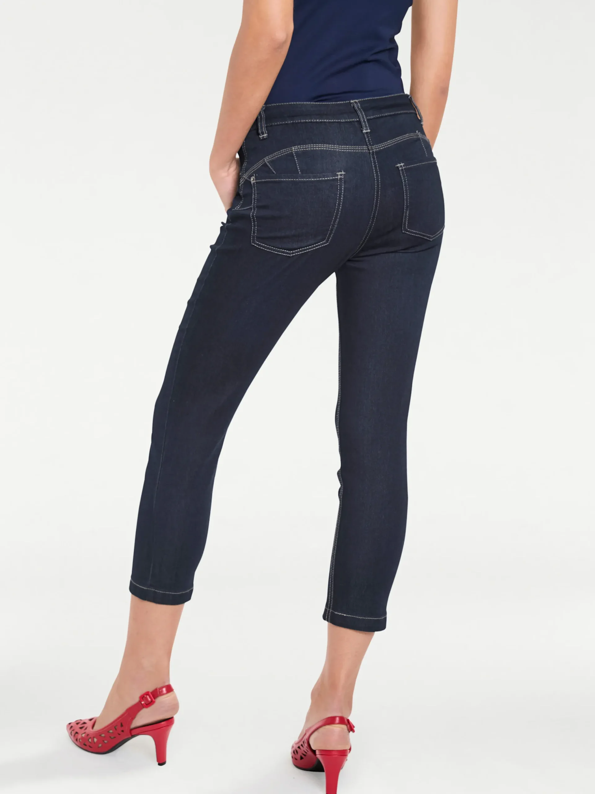 Strandmode|Basics|heine Bauchweg-Jeans bluedenim