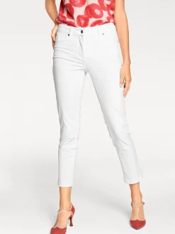 Basics|Jeans|heine Bauchweg-Jeans weiß